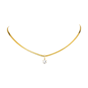 Brilliant Sleek Pendant Necklace