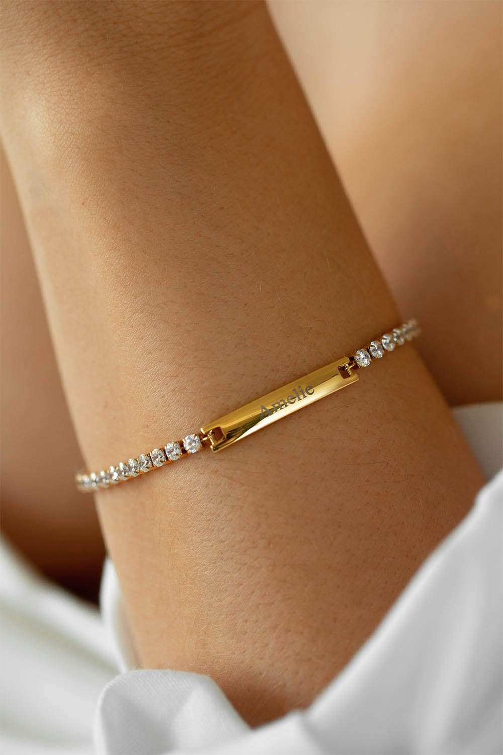 Engravable Tennis Bracelet - Image 2