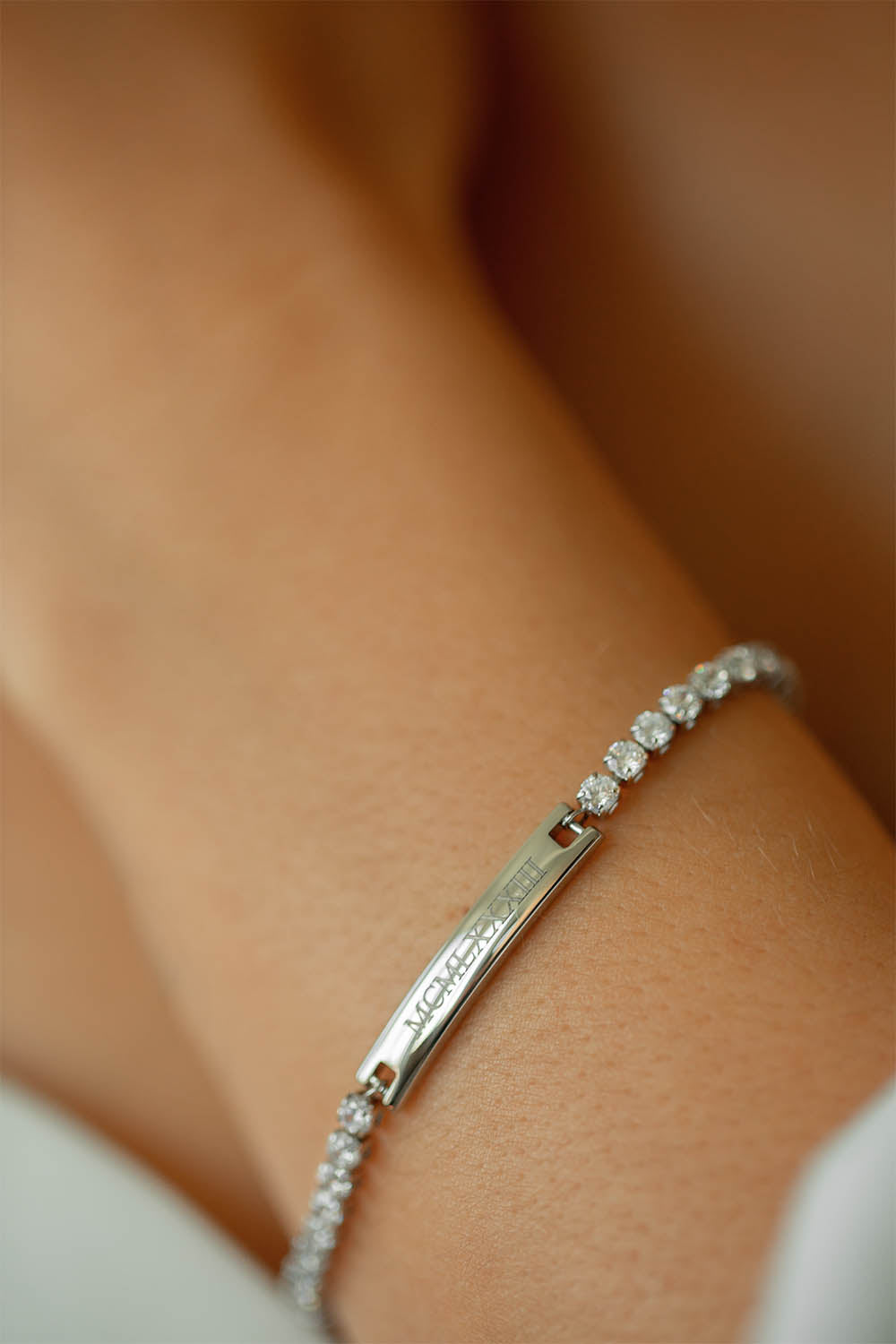 Engravable Tennis Bracelet - Image 2