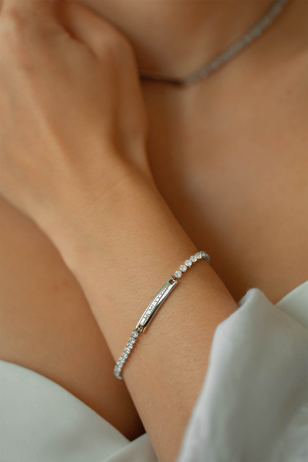Engravable Tennis Bracelet - Image 4