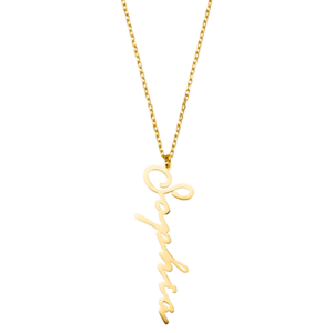 Name Necklace Vertical